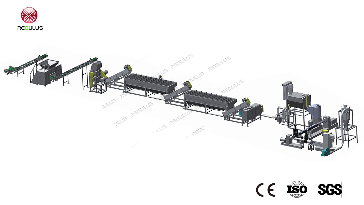 PPPE washing recycling line